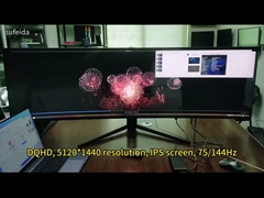 49インチ 5K 75hz LCD LEDカーブモニター PC パソコン ゲームモニター