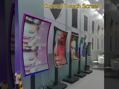 43インチ 曲がったタッチスクリーンモニター