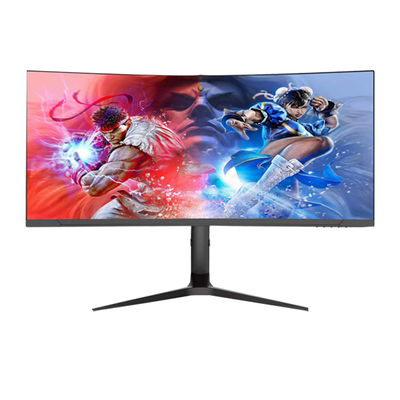 34インチ 4K LED ゲームモニター R1500 曲率と 165Hz リフレッシュレート
