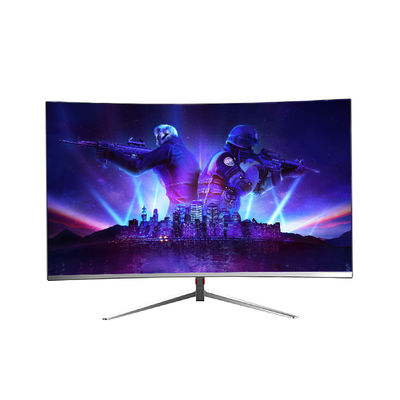 オーダーメイド 27 インチ 曲げられたゲームモニター 100Hz 144Hz LEDモニター ホワイト パソコン画面モニター
