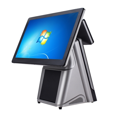 15.6インチ i5 8+256GB キャッシュレジスターPOS、Windows10 静電容量式タッチスクリーンPOSモニター、レストラン用内蔵サーマルプリンター